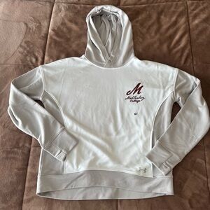 Under Armour Gray Hoodie with Muhlenberg Logo
